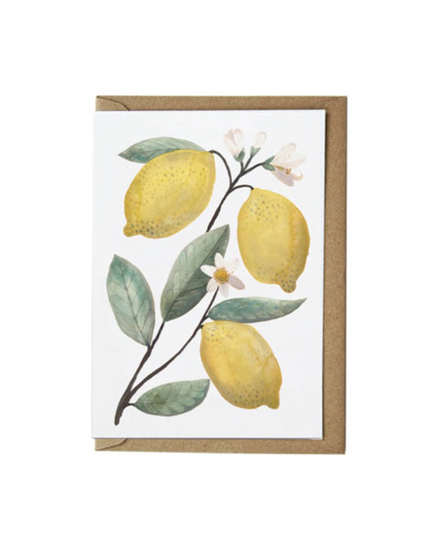 Eleanor Percival Illustration Lemon Branch Card