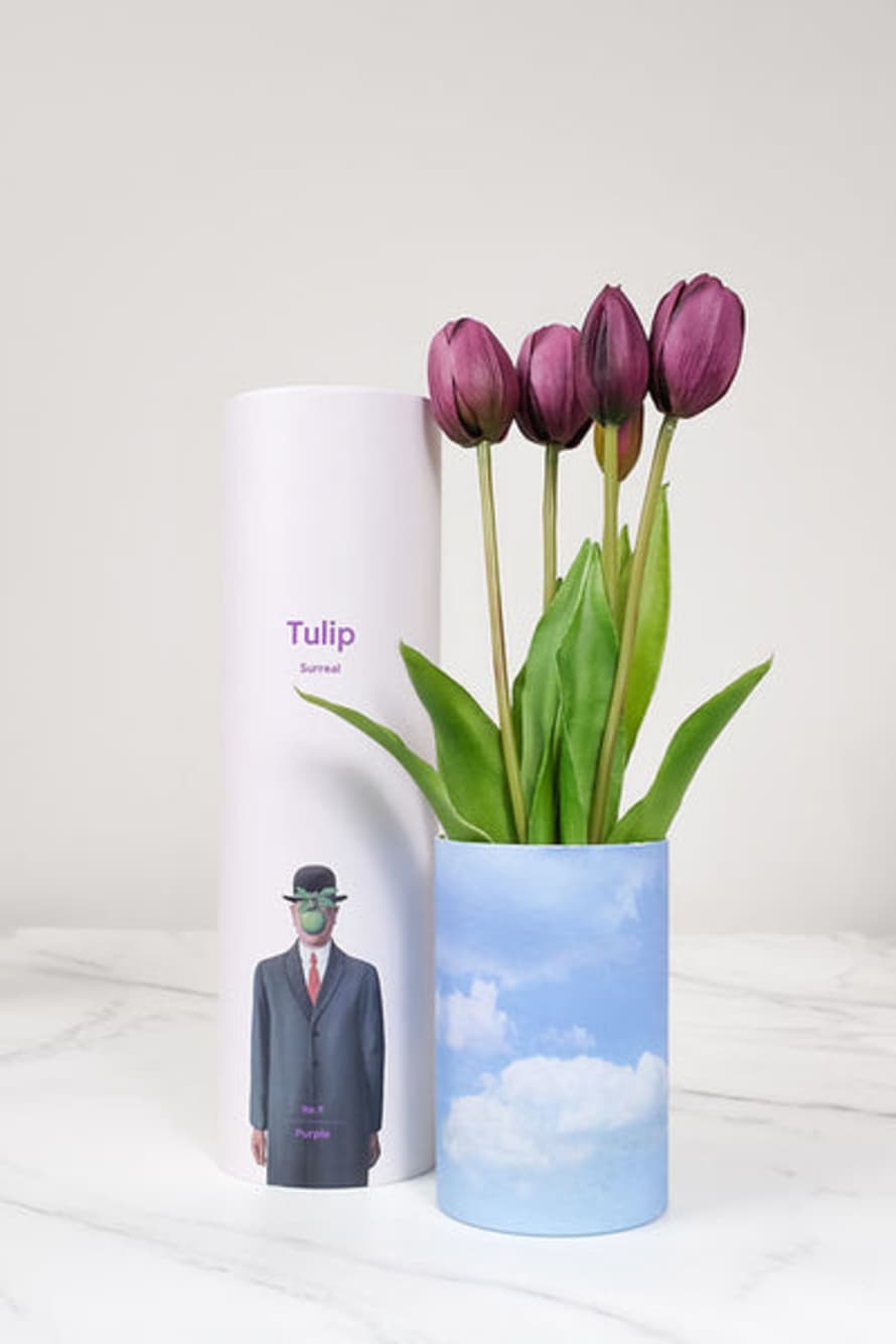 Nodito Mazzo Di Tulipani Profumati Magritte Edition Purple