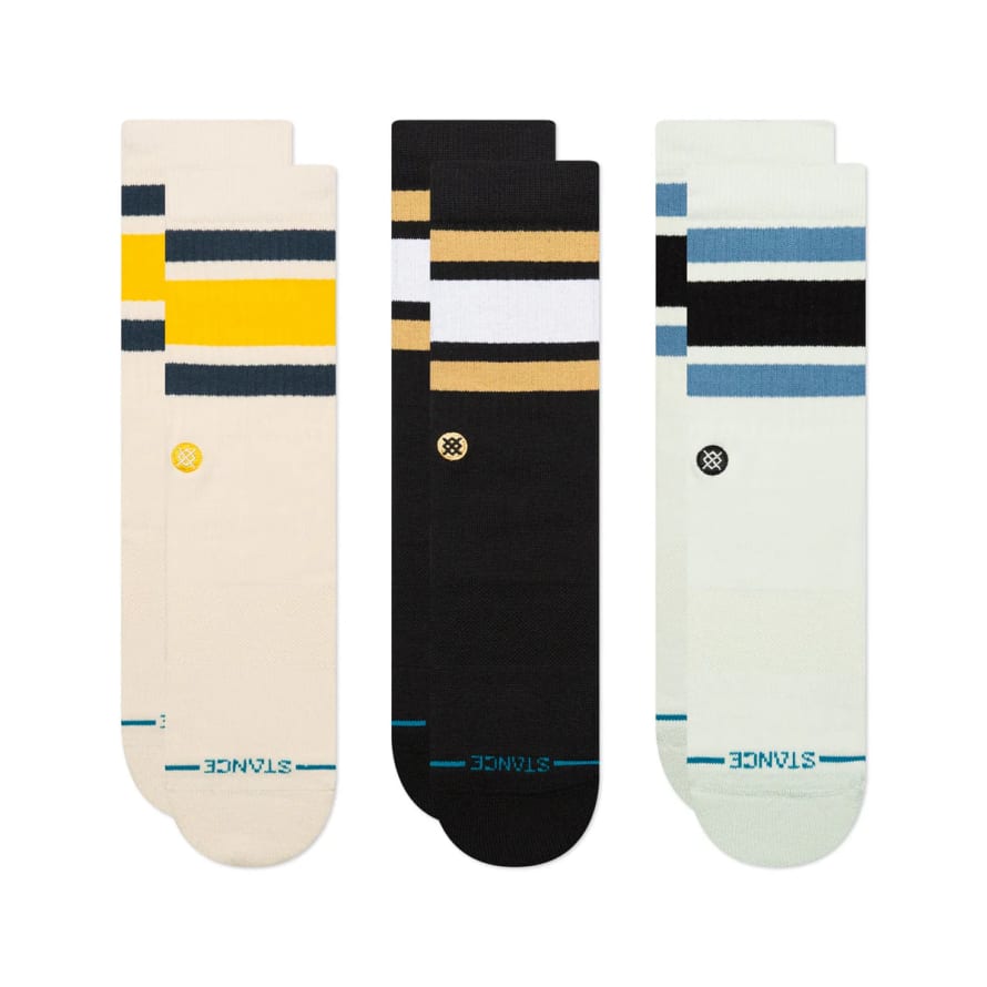 Stance The Boyd 3 Pack - Cream