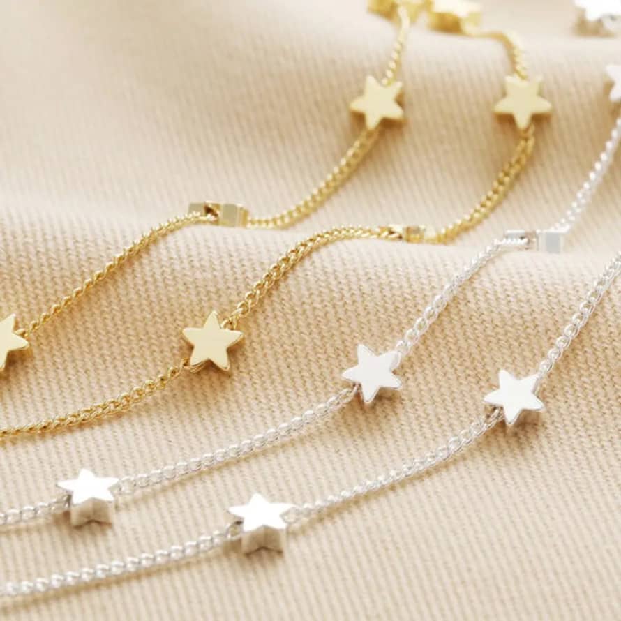 Lisa Angel Double Chain And Star Necklace