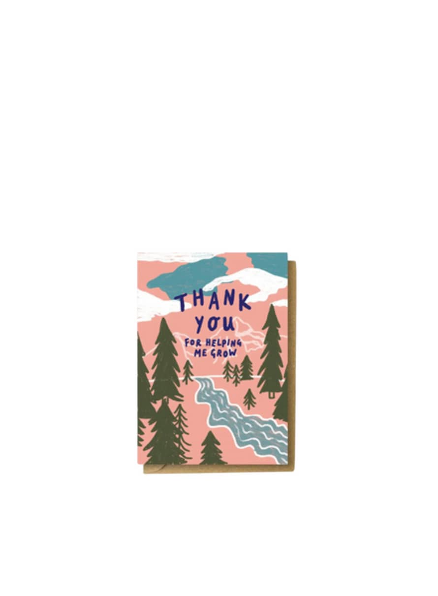 Charis Raine Illustration Thank You For Helping Me Grow Card From