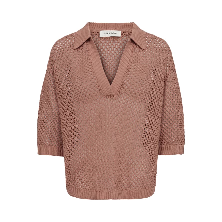 SOFIE SCHNOOR Knit Blouse - Rosy Brown