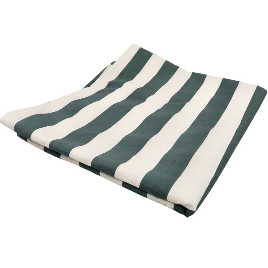 Black Bough Green Stripe Cotton Tablecloth