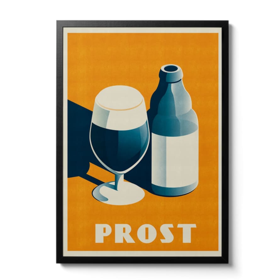 Telegramme Paper Co Prost 'cheers' Beer Print A3 Art Print