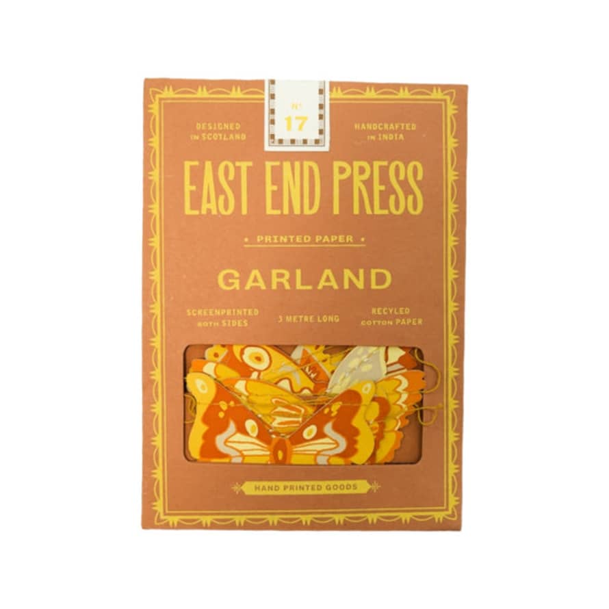 East End Press Garland Sewn Paper British Butterflies