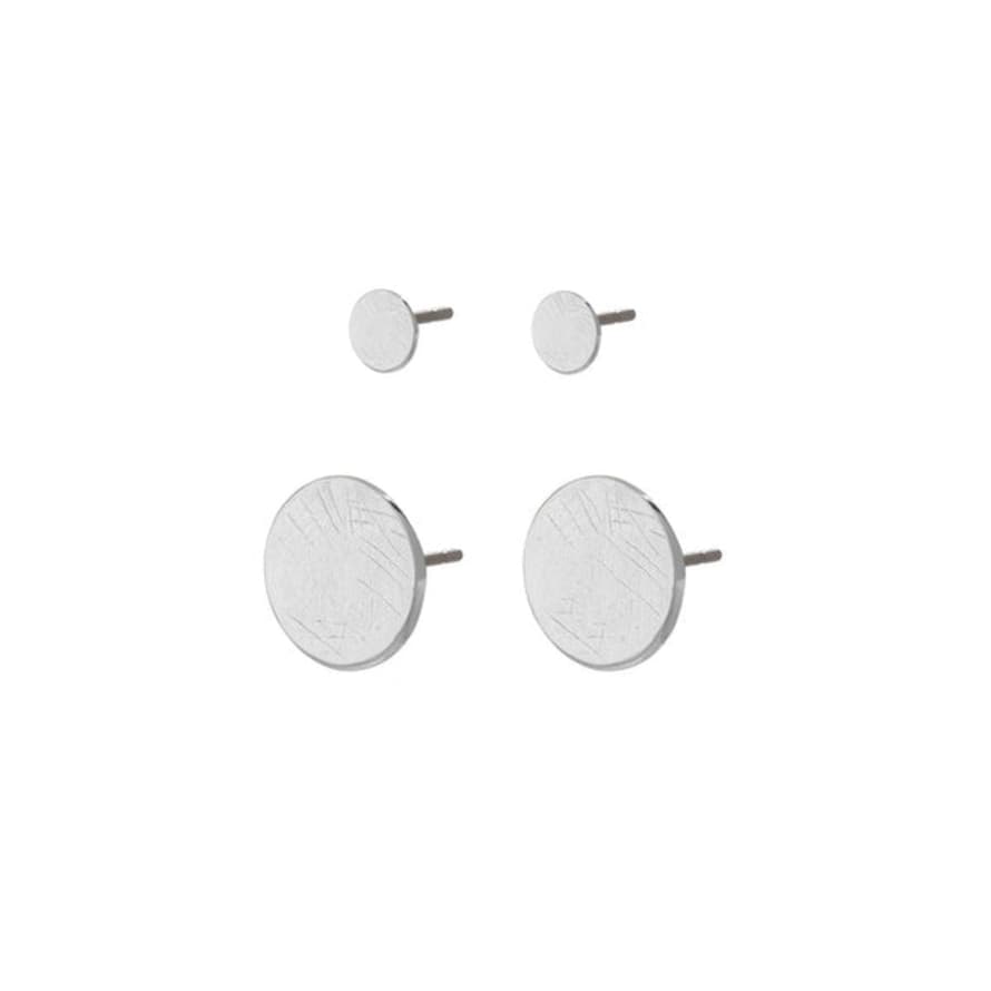 Pilgrim Jacy Recycled Earrings Set Silver-plated