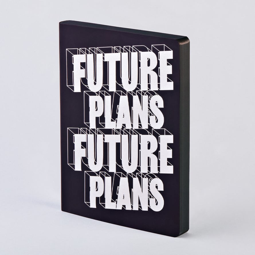 Nuuna Notebook Leather Cover Graphic L Future Plans