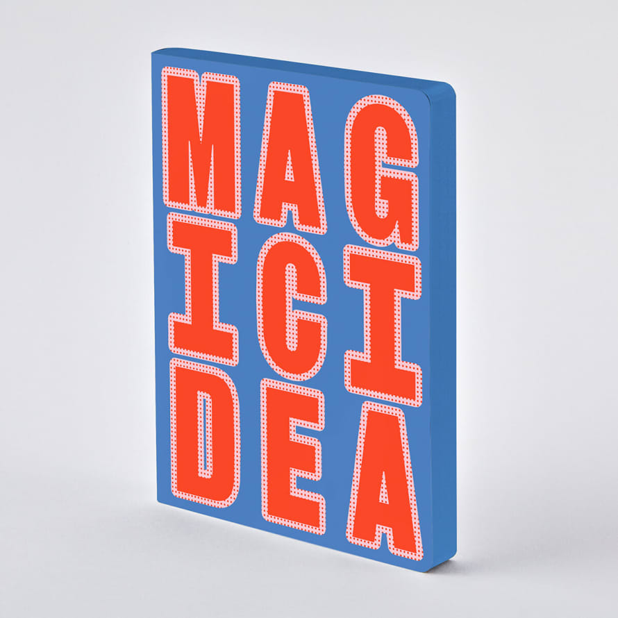 Nuuna Notebook Leather Cover Graphic Glow L Magic Idea