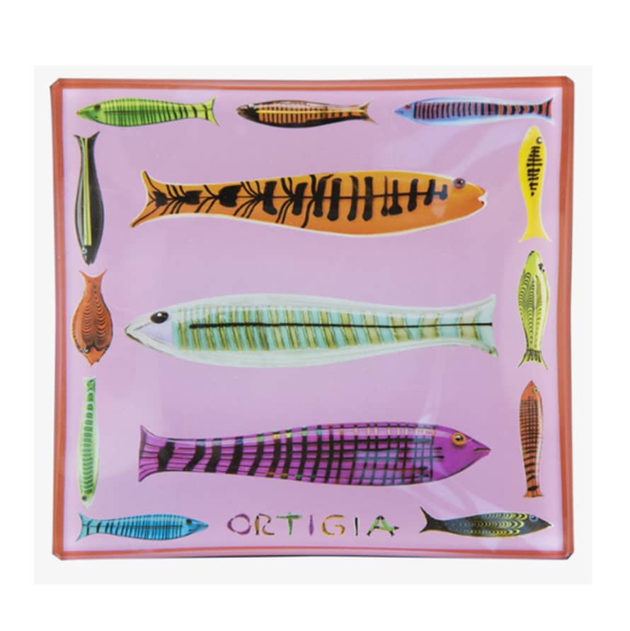 Ortigia | Glass Plate | Fishy