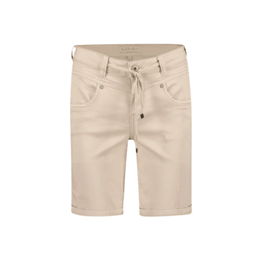 Red Button Trousers Relax Short Sand
