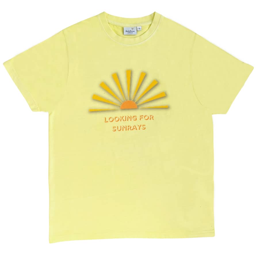 Rainbow Colours London Sunrays T-shirt Lemon