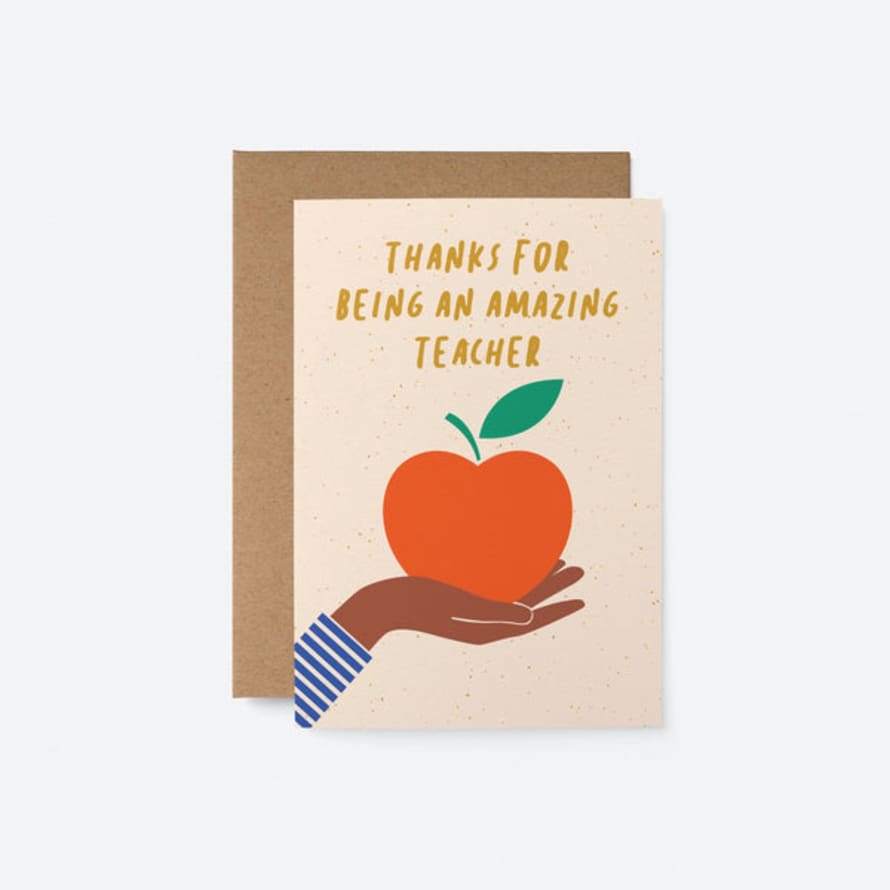 graphic  factory Amazing Teacher - Thank You Greeting Card