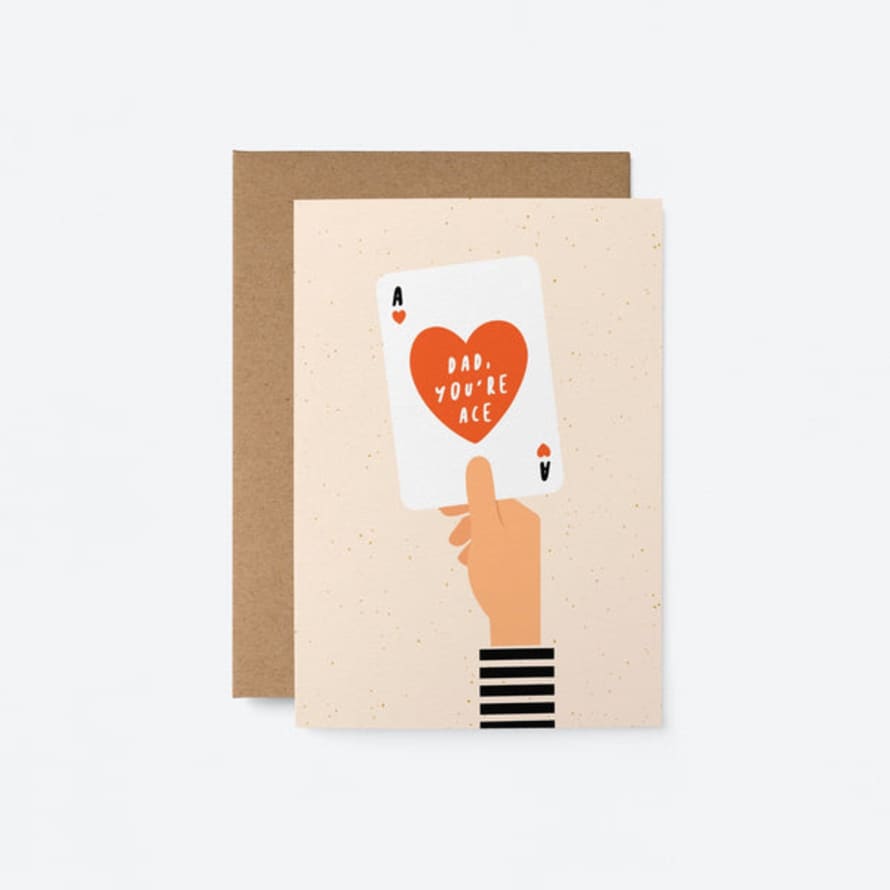 graphic  factory Dad, You're Ace - Father's Day Greeting Card