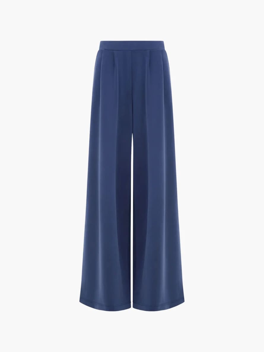 French Connection Wren Wide Leg Trouser | Midnight Blue