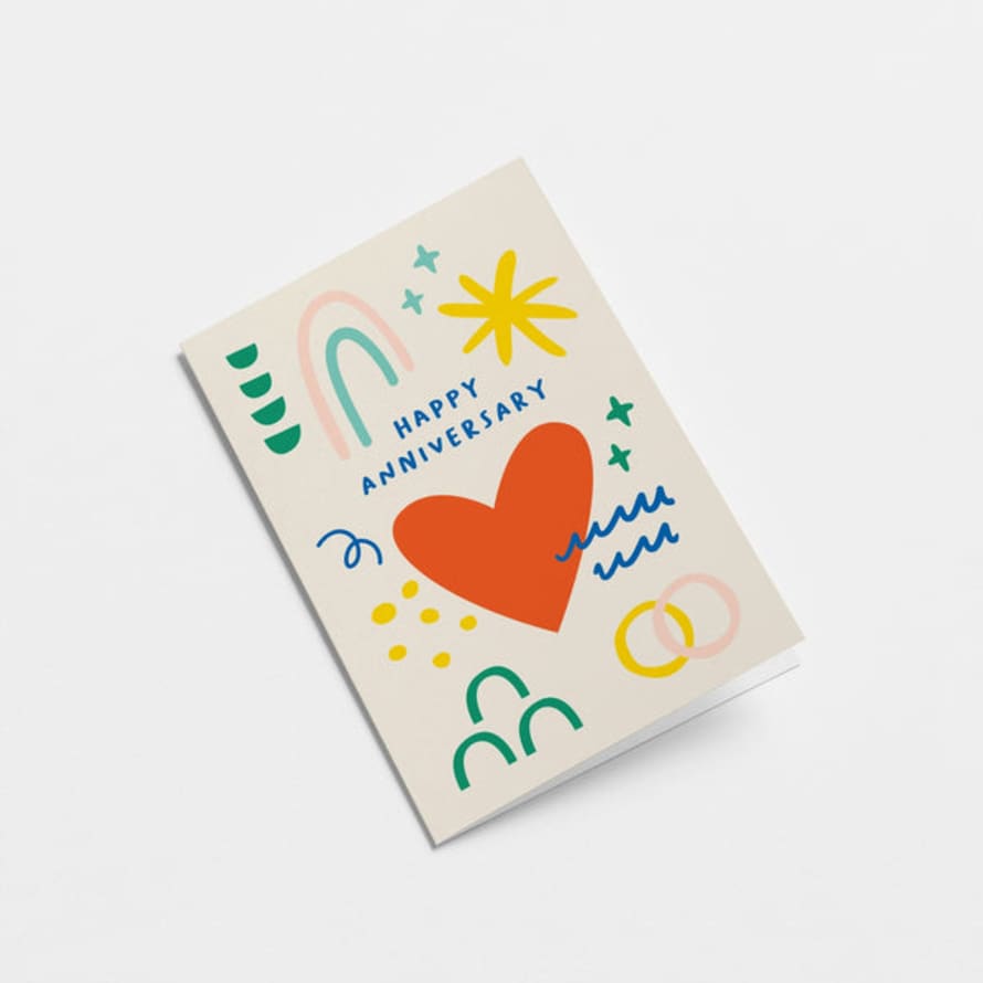 graphic  factory Happy Anniversary Greeting Card