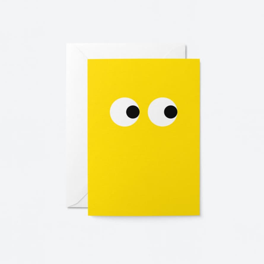 graphic  factory Hello Eyes Greeting Card