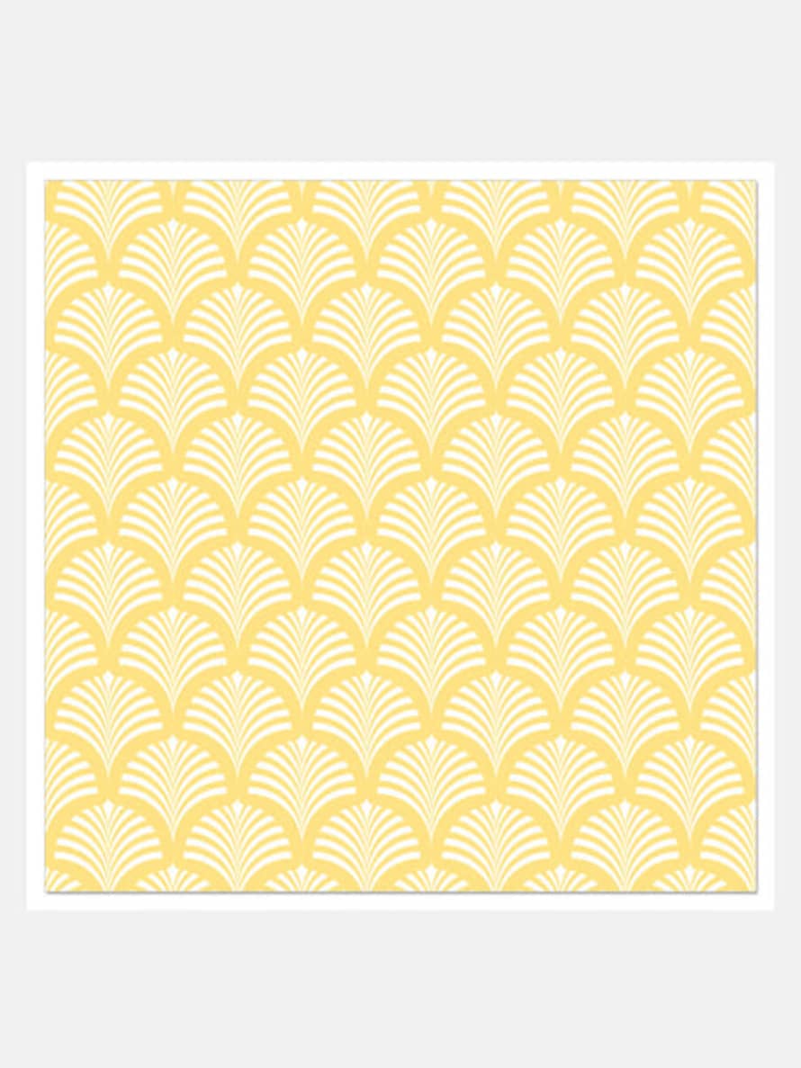 ARTEBENE Art Deco Napkins - Yellow