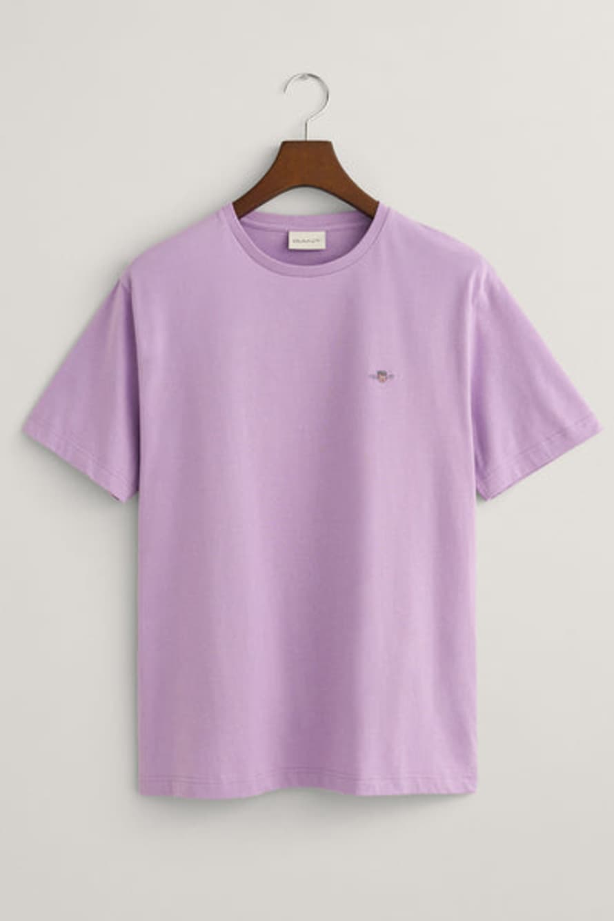 Gant - Regular Fit Shield T-shirt In Lilac 2003184 527