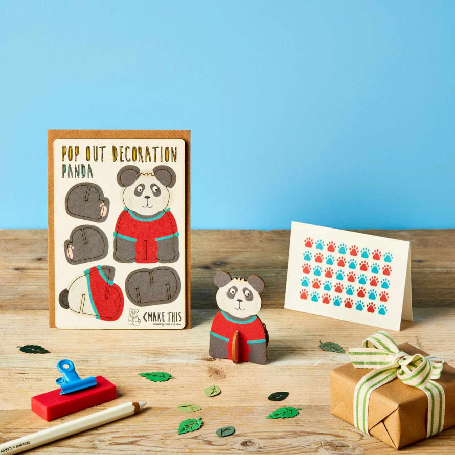 Pop Out Card Company Panda Pop Out Greeting Card