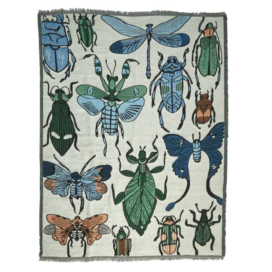 Bahne Insect Printed Throw