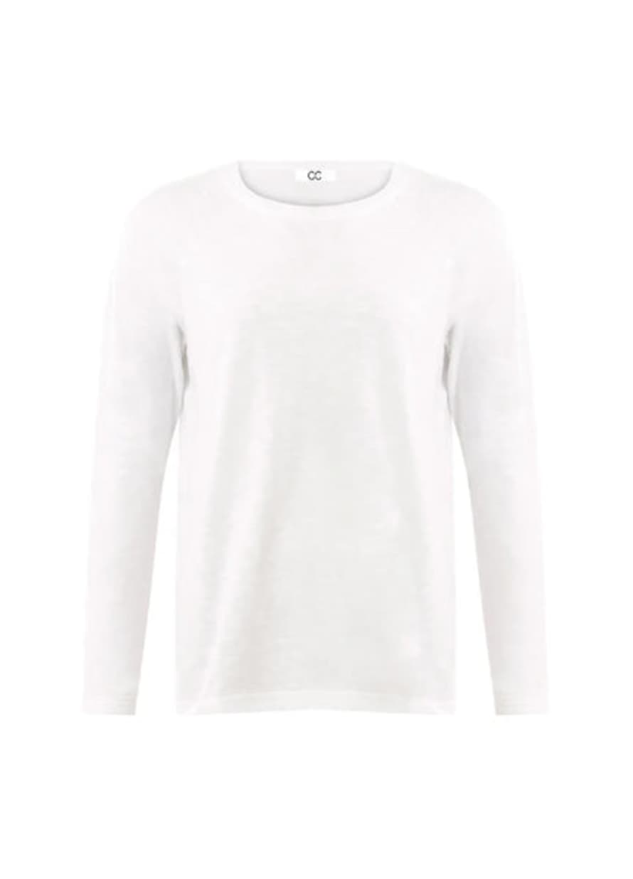 Coster Copenhagen Heart Long Sleeve T-shirt In White