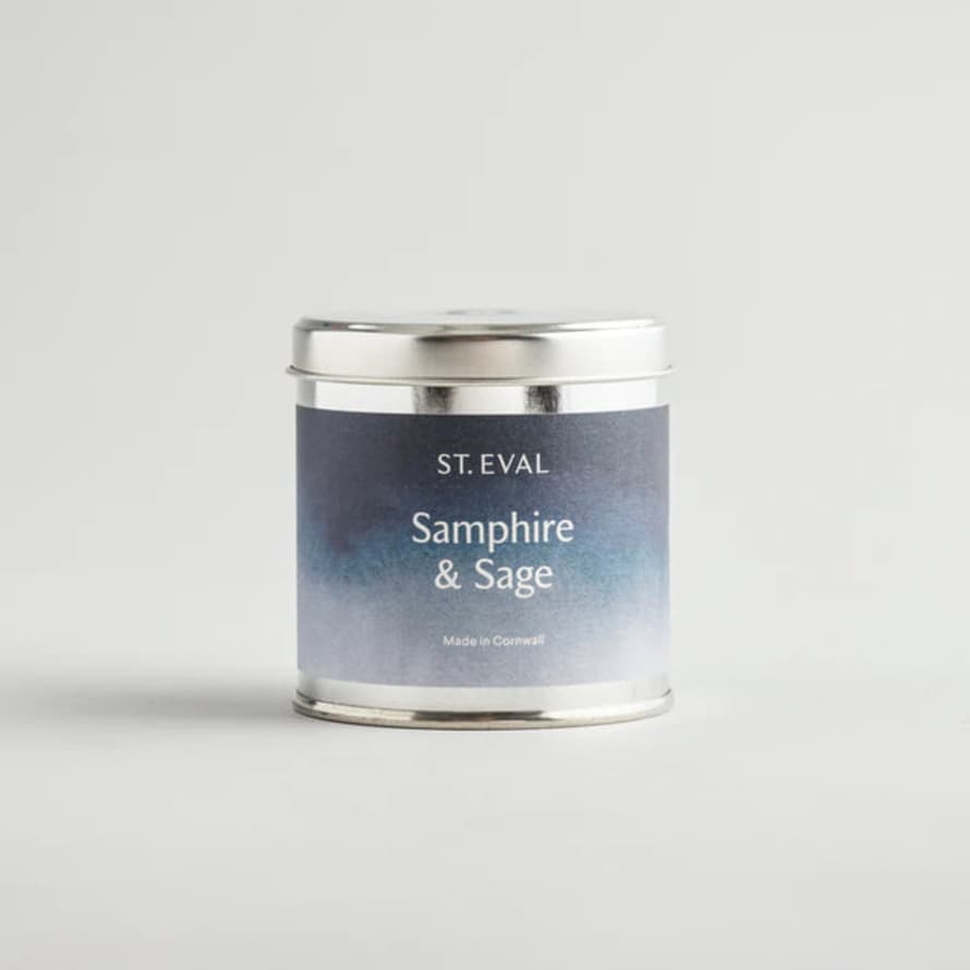 St Eval Candle Company Samphire And Sage Candle Tin