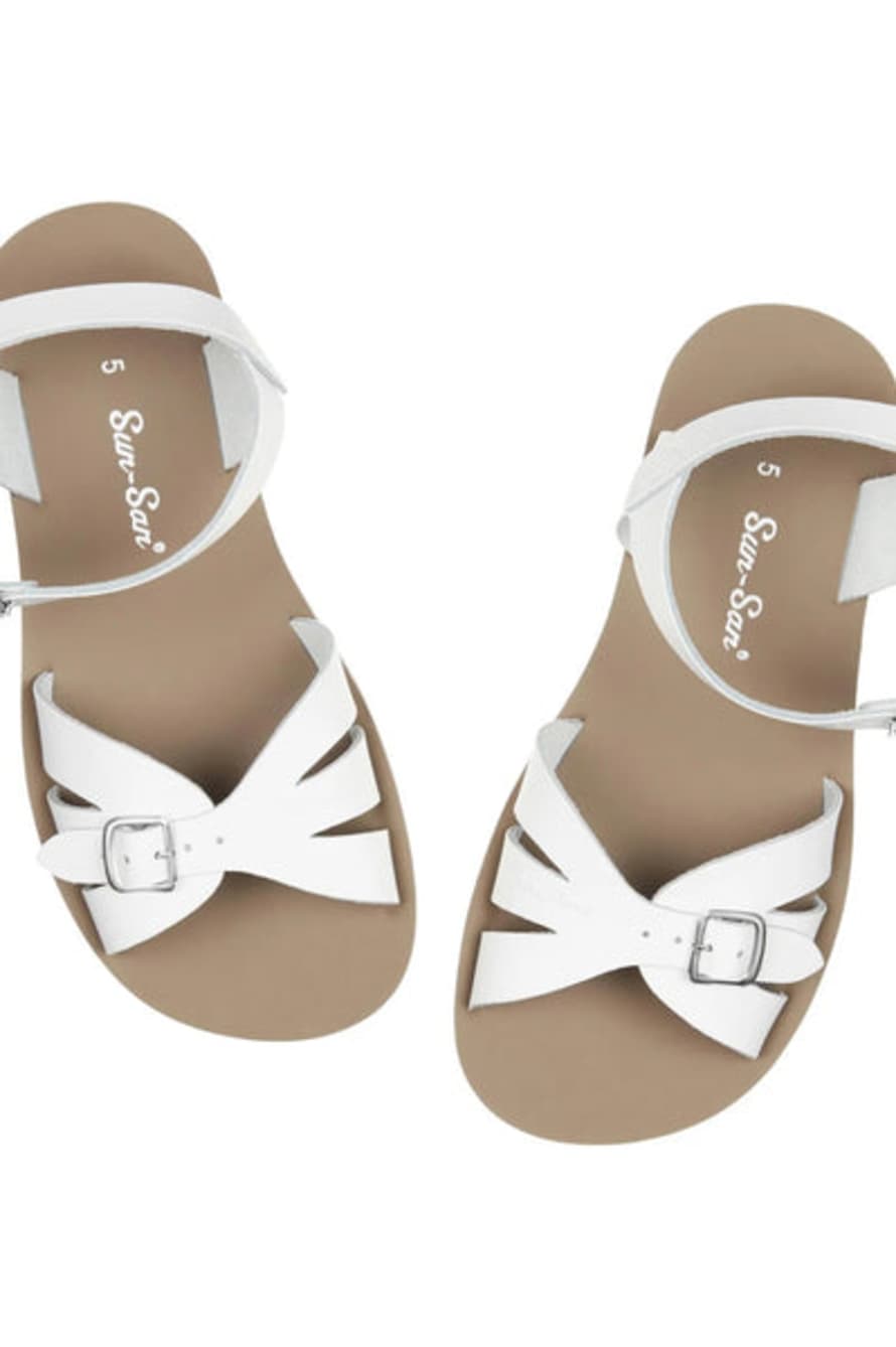 Salt-Water Boardwalk White Sandals