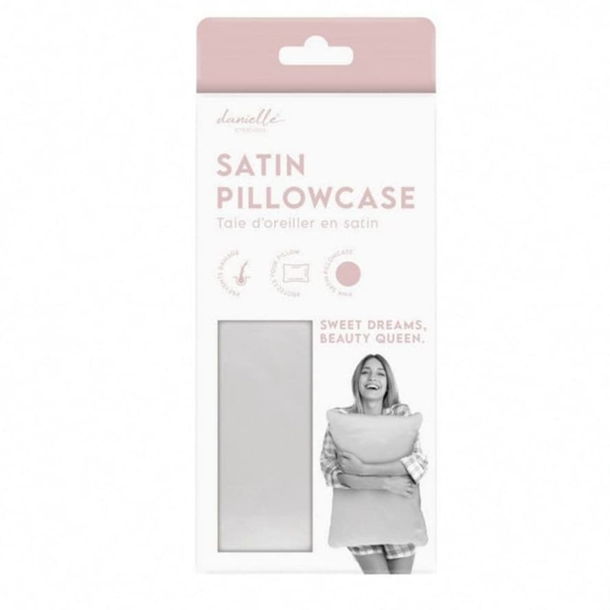 Danielle Creations Satin Pillow Case - White
