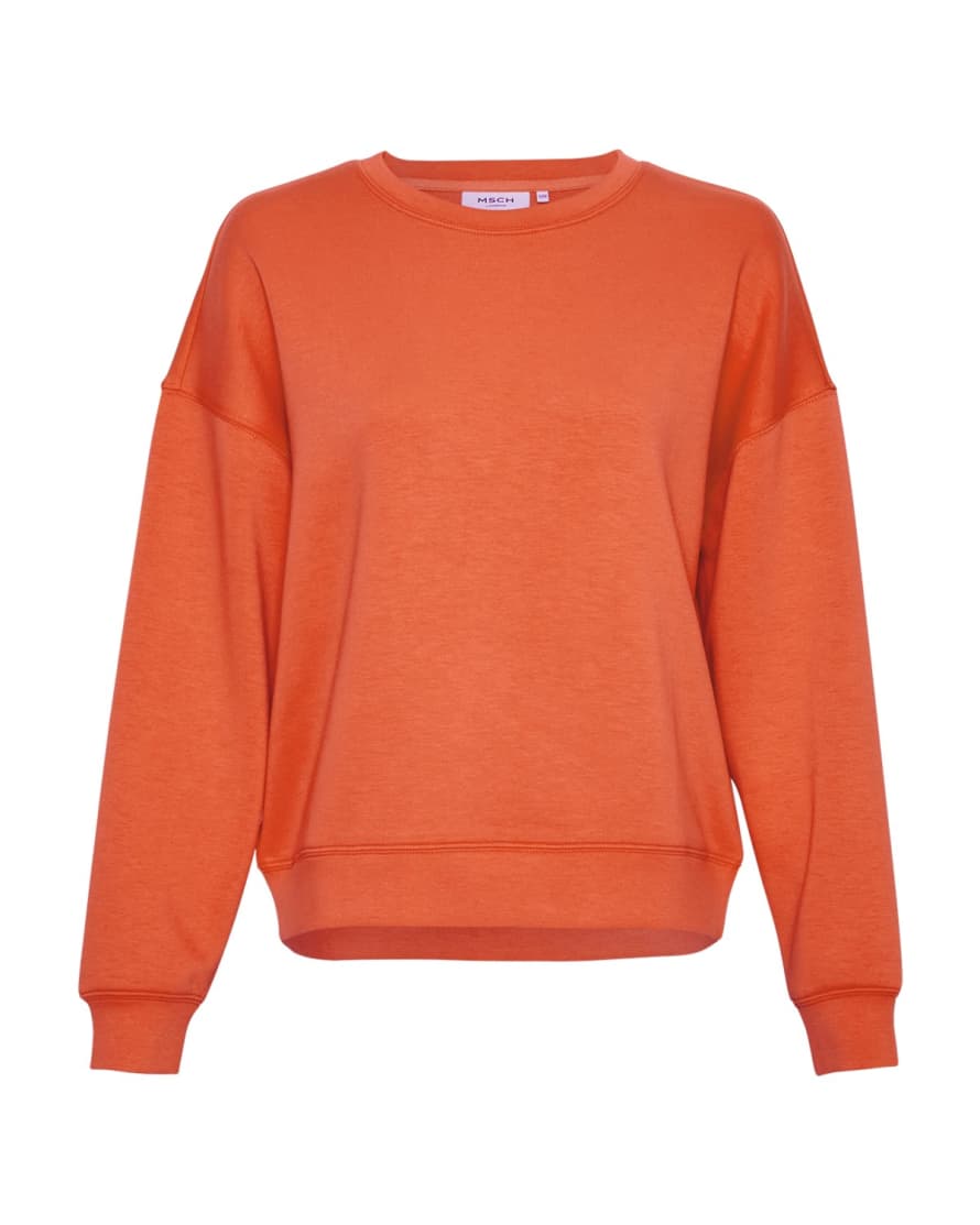 Moss Copenhagen Tigerlily Orange IMA Q Sweatshirt