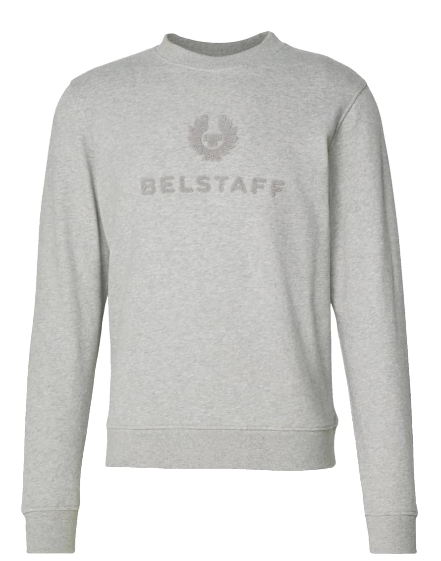 Belstaff Belstaff Varsity Sweatshirt Old Silver Heather