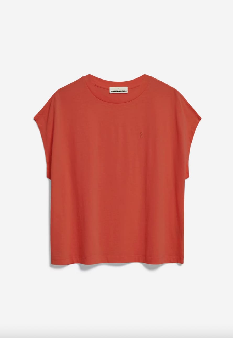 Armedangels Inaara T-Shirt Poppy red