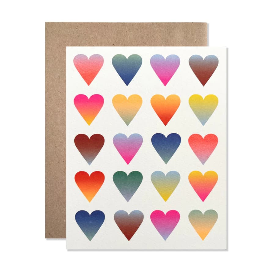 Hartland cards Hartland Cards - Neon Gradient Hearts