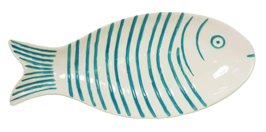 Quay Traders Ceramic Fish Plate