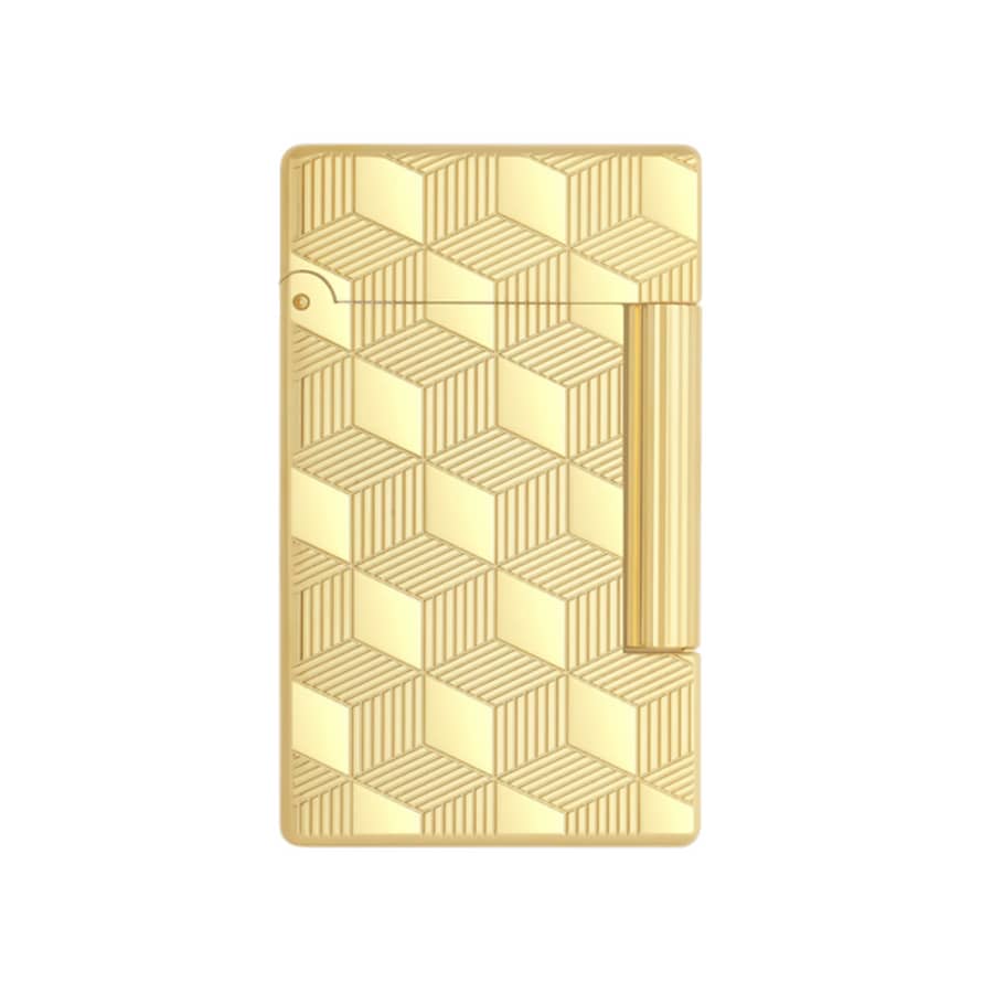 S.T. Dupont Accendino Li Initial Cube Y Gold 020841
