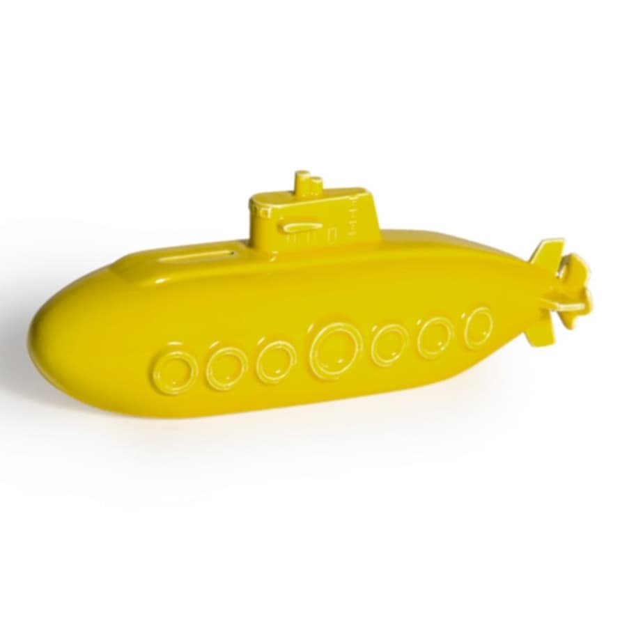 livs Money Box - Ceramic Yellow Submarine