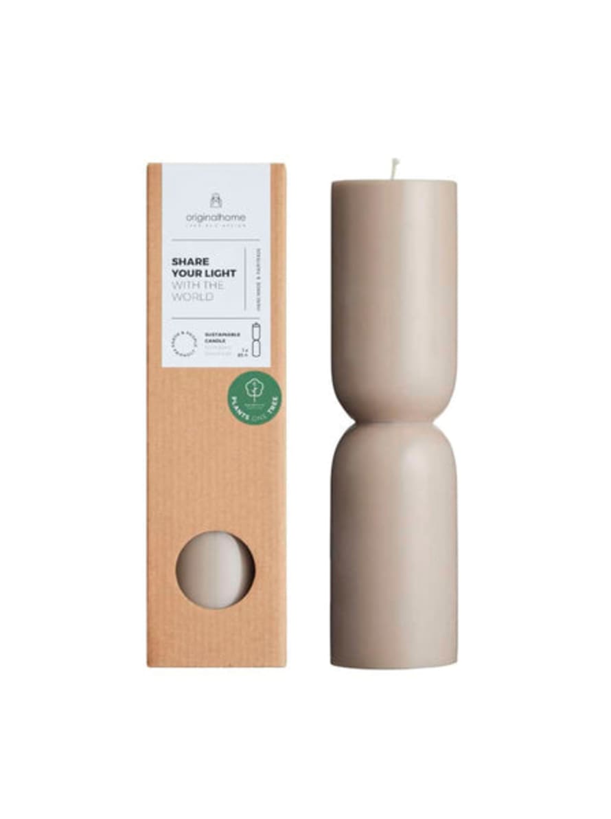 Original Home Sculptural Organic Candle - Large - 4 Colours Available
