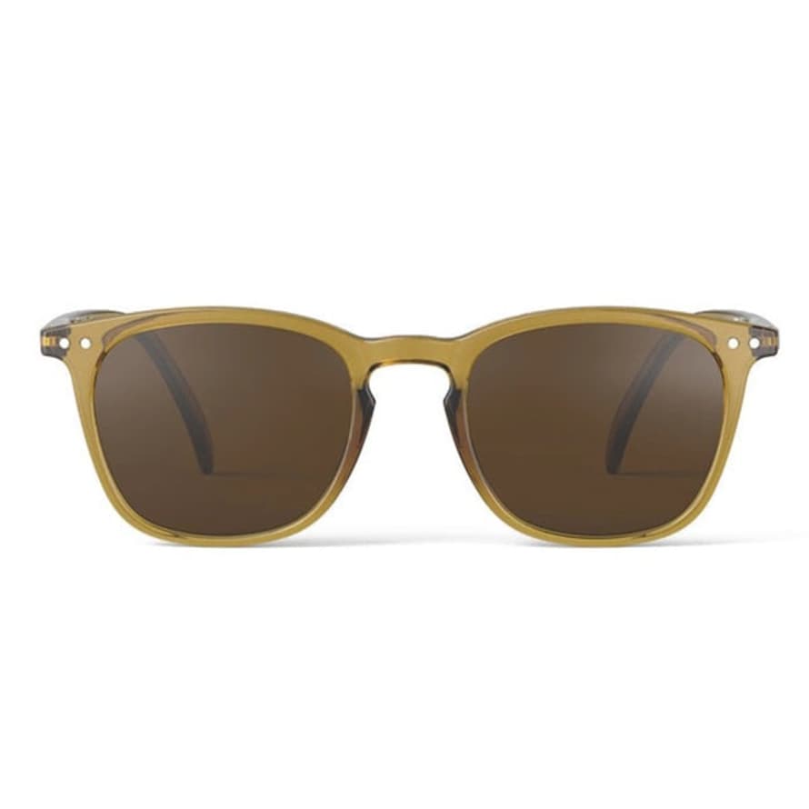 IZIPIZI Sunglasses #E Sunglasses Golden Green