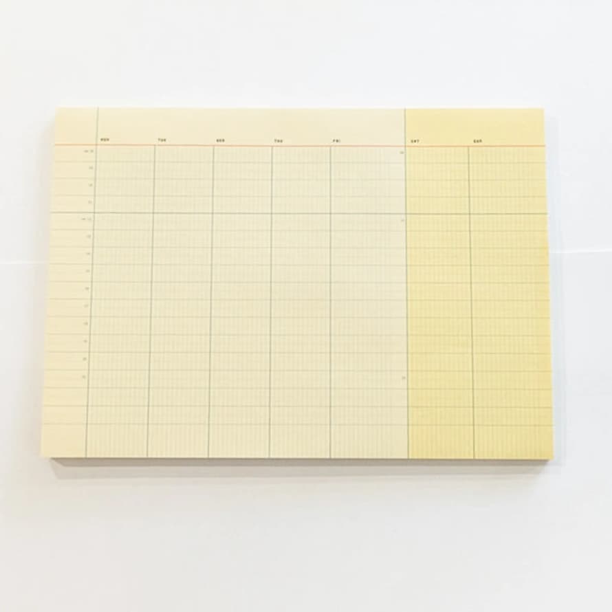 paperways A4 Desk Notepad- Weekly Organiser