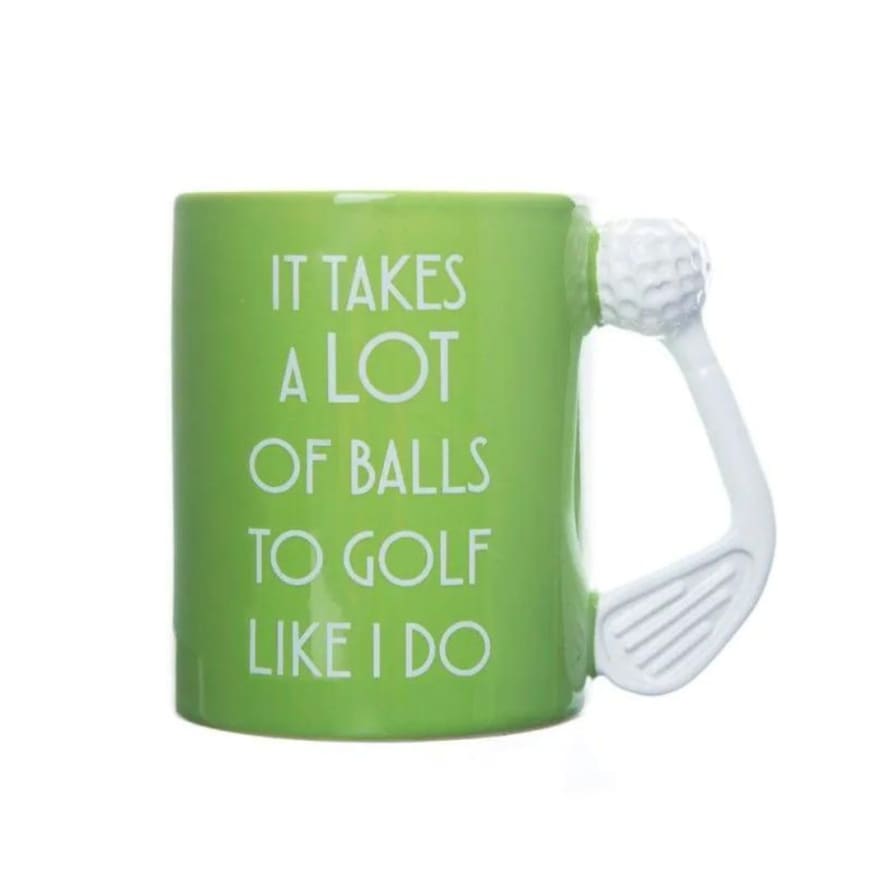 Boxer Gifts Golf Mug Takes A Lot of Balls