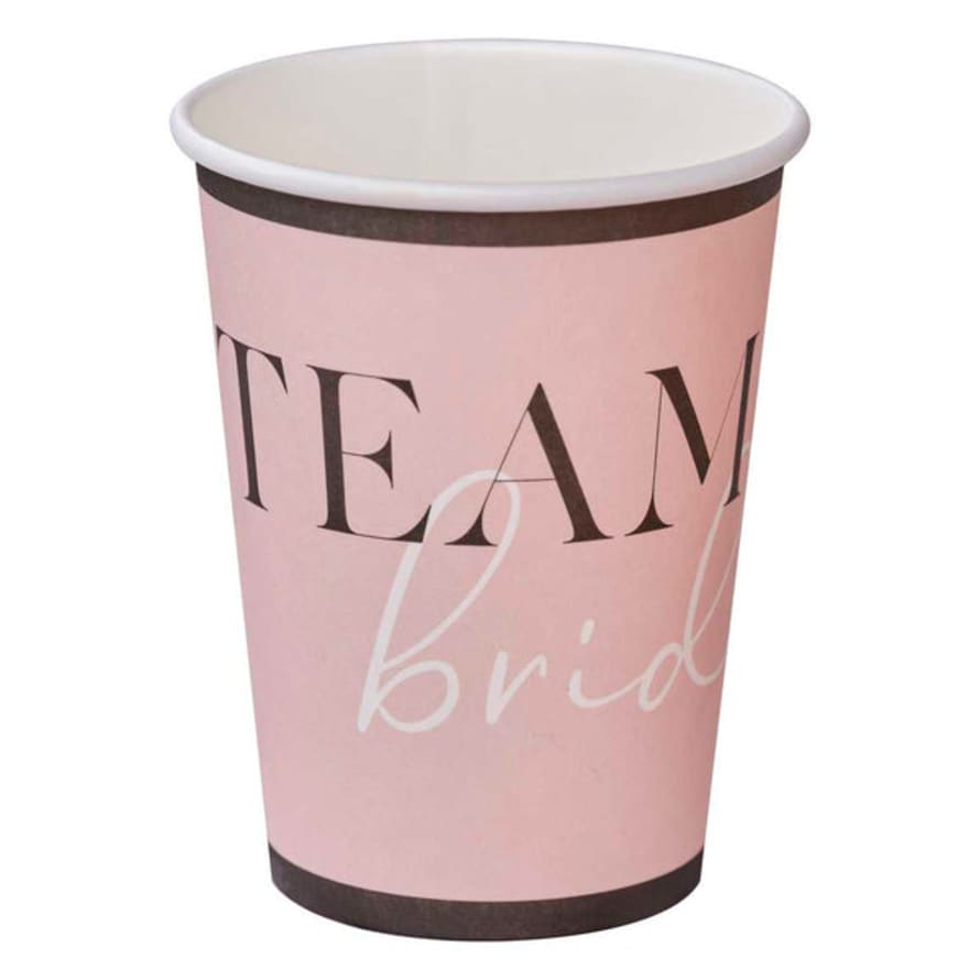 Gingerray Team Bride Hen Party Paper Cups