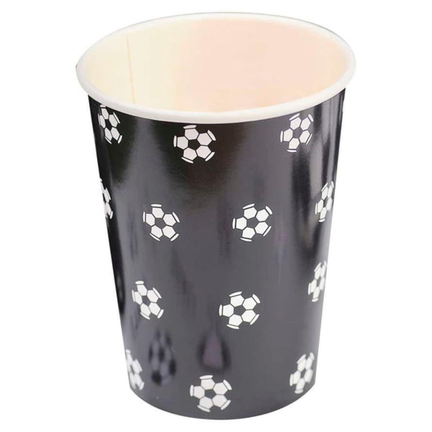 Gingerray Football Print Paper Cups