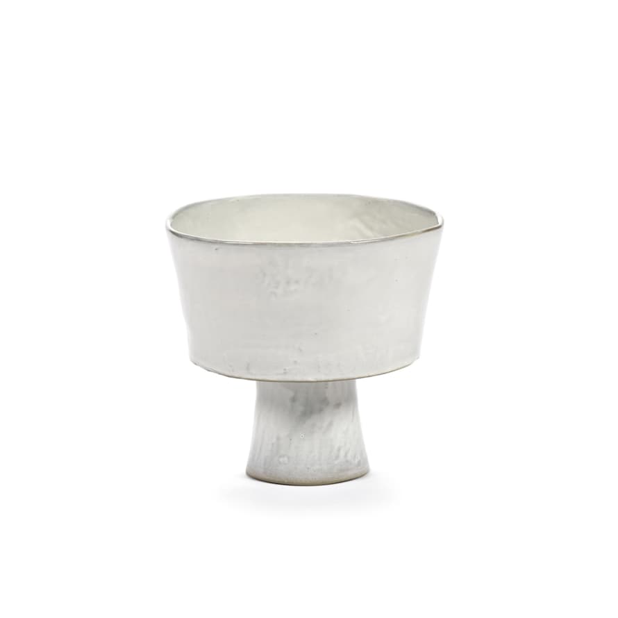Serax High Bowl Foot Off White La Mère in Large