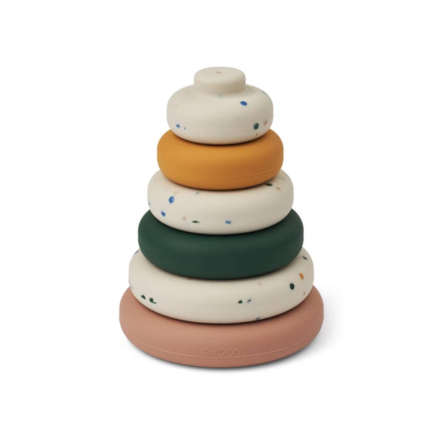 Liewood Dag Stacking Tower - Splash Dots / Sea Shell