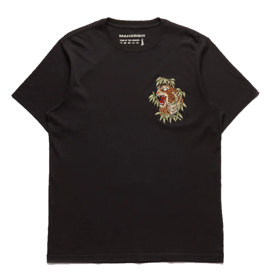 Maharishi Maha Tiger Tee Black