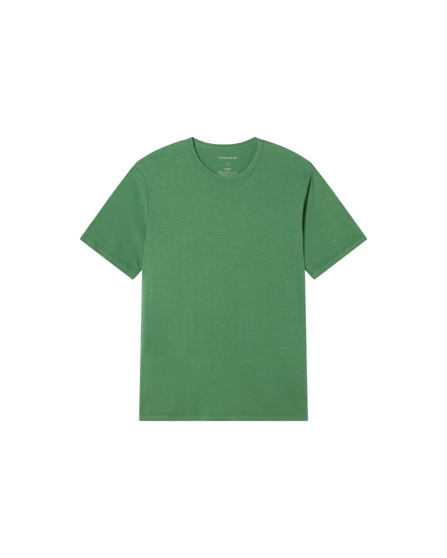 Thinking Mu Green Hemp Short Sleeve T Shirt