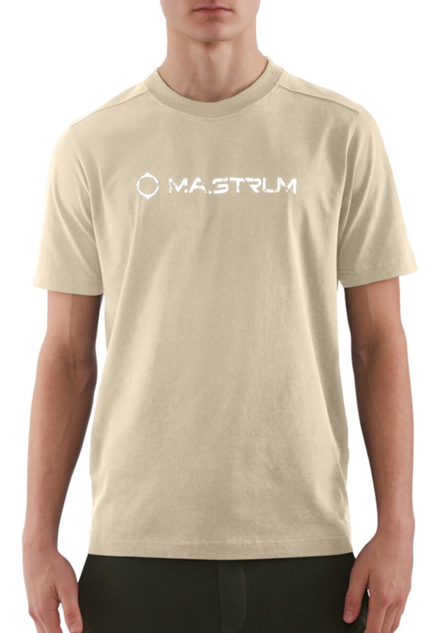 MA.STRUM Ma.strum Cracked Logo Tee Ash