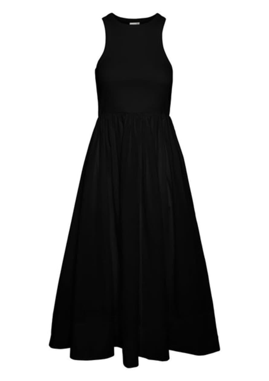 Y.A.S Miri Sleeveless Midi Dress Black