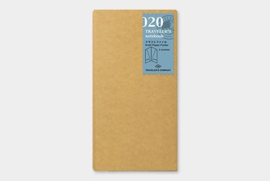 Traveler's Company Notebook Refill 020 Kraft Paper Folder