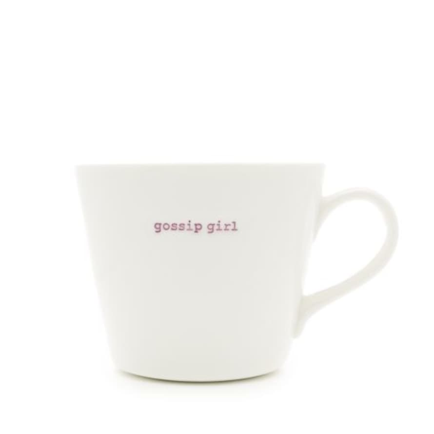 Make International White Porcelain Keith Brymer Jones Gossip Girl Bucket Mug