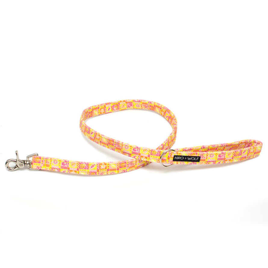 Hiro + Wolf Summer Harvest Leather Free Classic Dog Lead